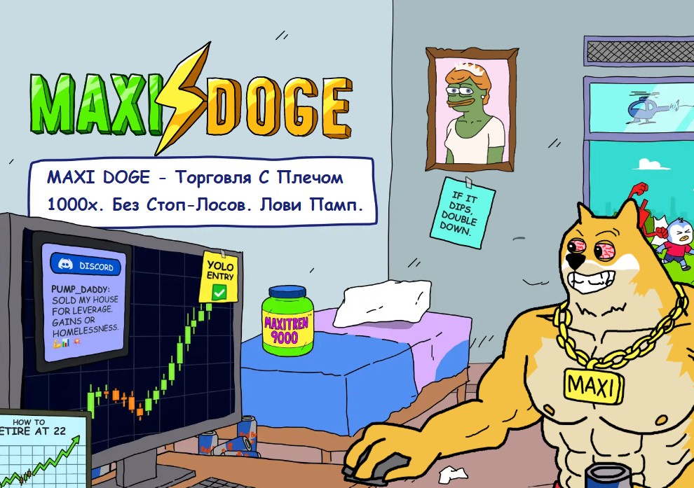 Новая криптовалюта 2025: Maxi Doge