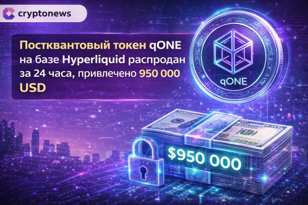 Постквантовый токен qONE на базе Hyperliquid распродан за 24 часа, привлечено 950 000 USD