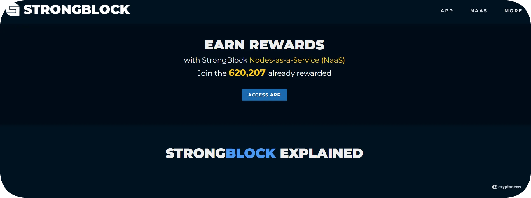 strongblock is the best crypto node that pays