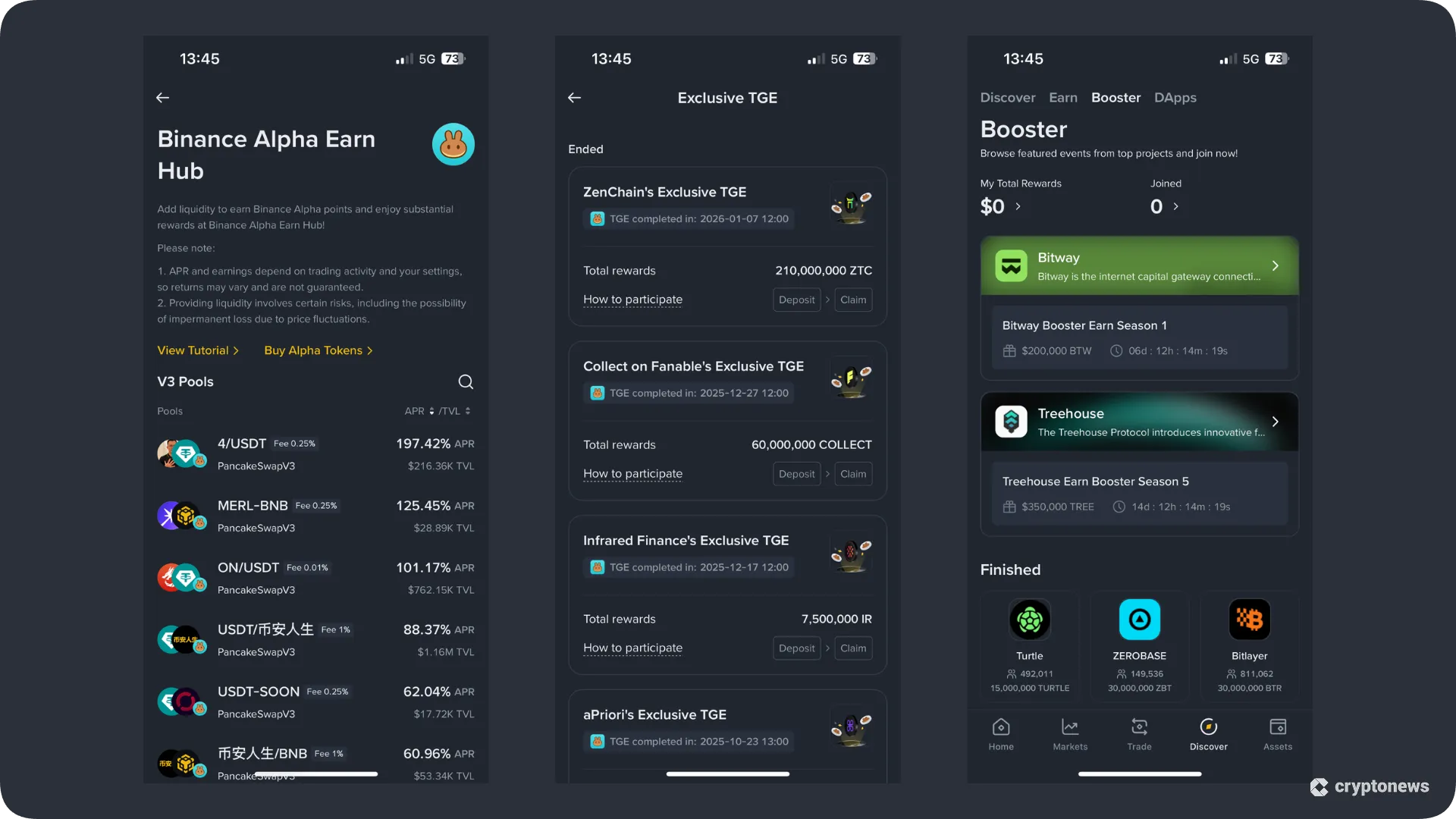 binance wev3 wallet, exploring binance alpha launchpad