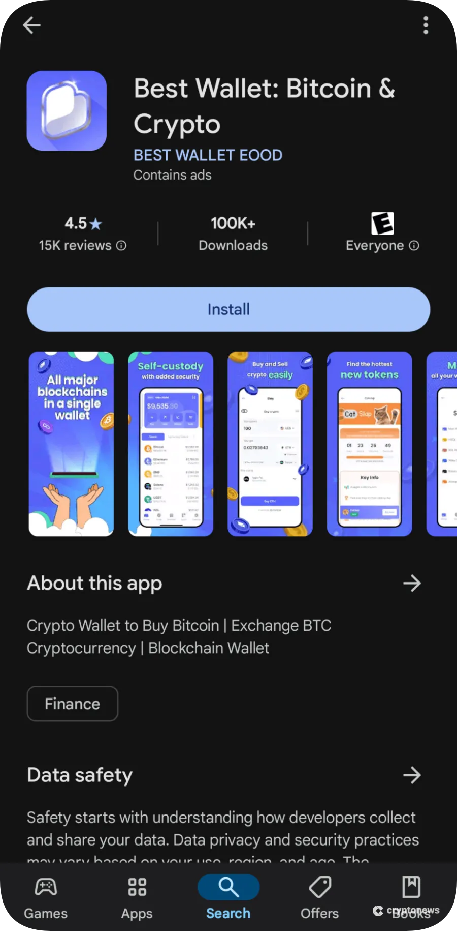 Get a Crypto Wallet app
