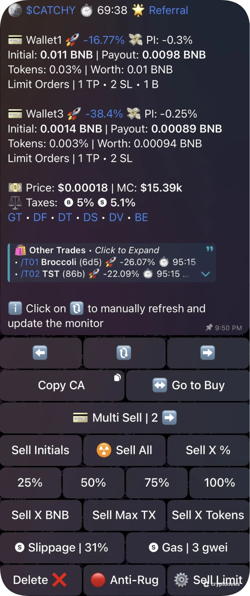 Maestro – Multi-chain Trading Bot With Simultaneous Wallet Tracking
