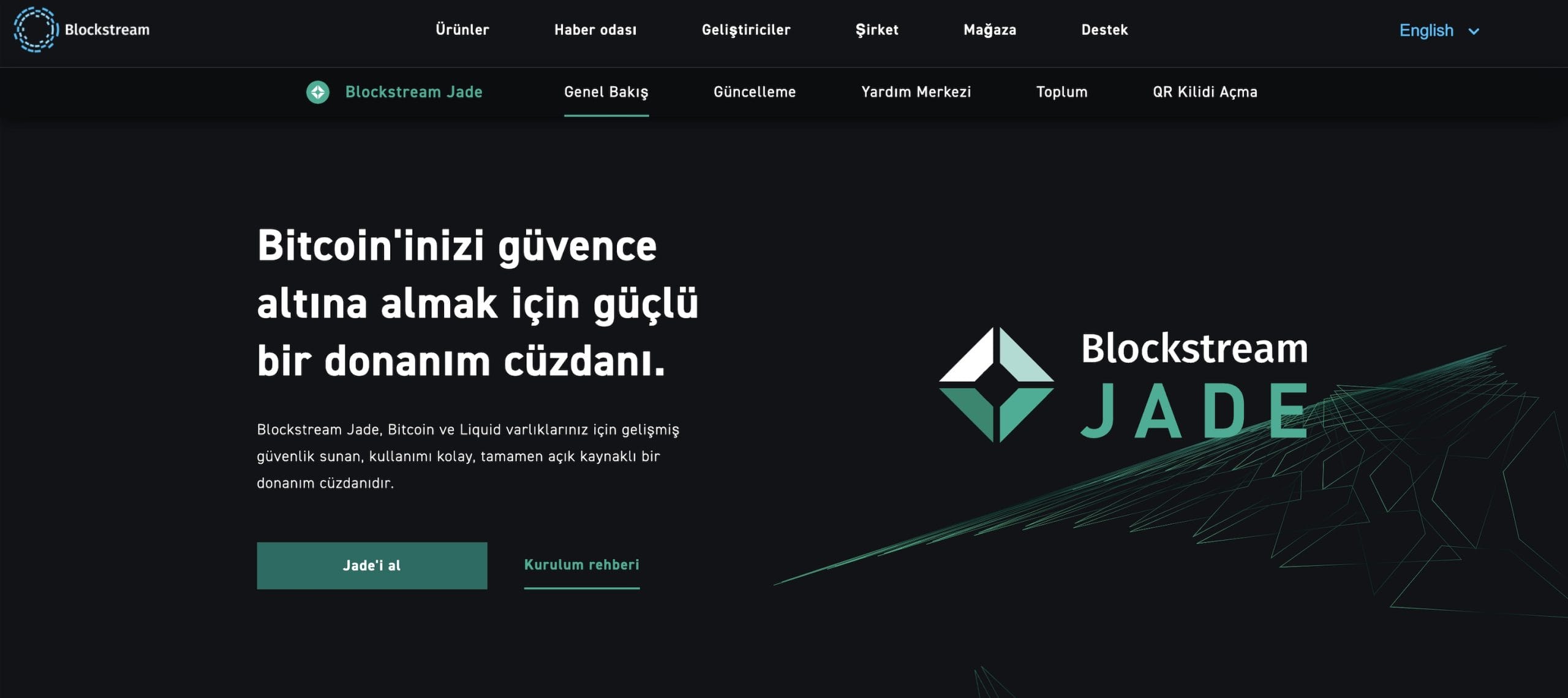 Blockstream Jade cüzdan incelemesi