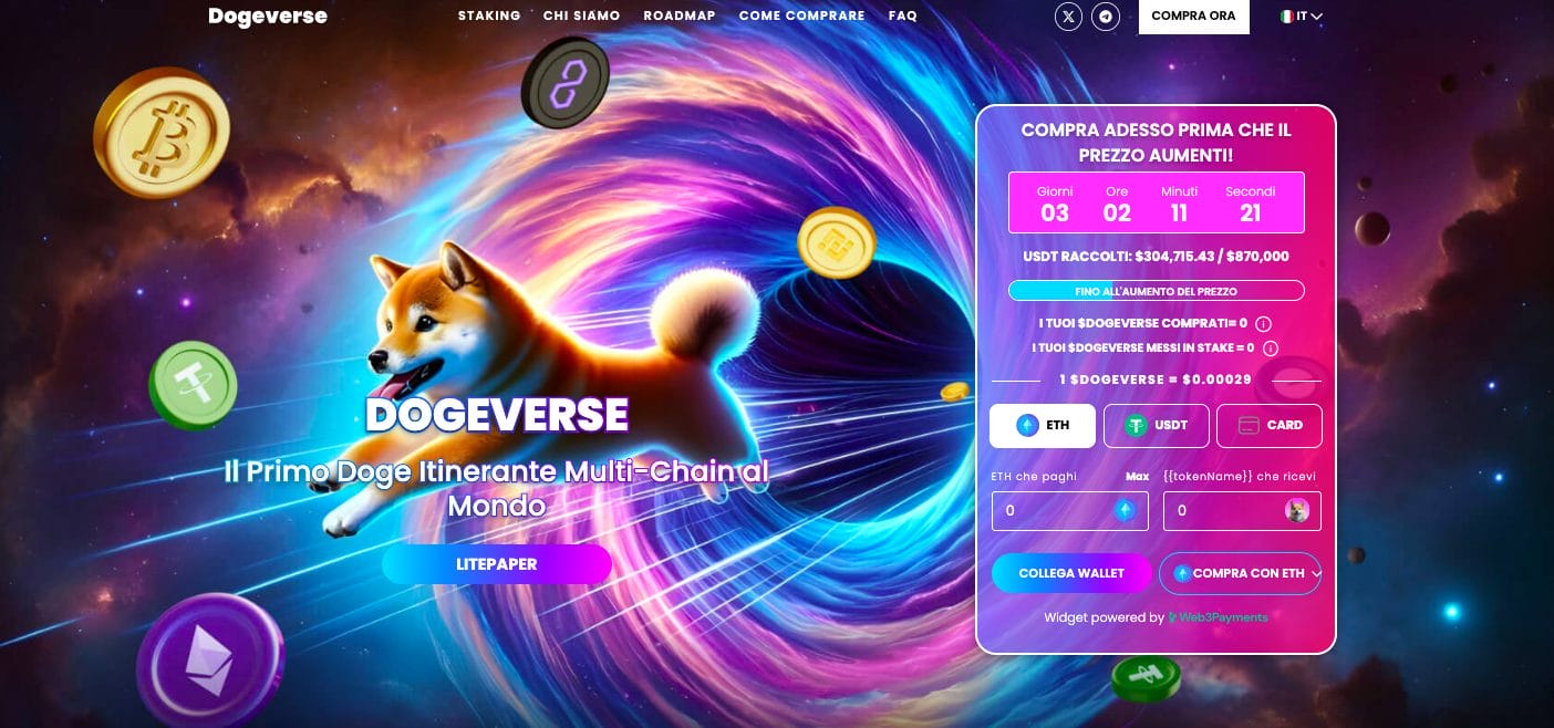 migliori crypto presale dogeverse