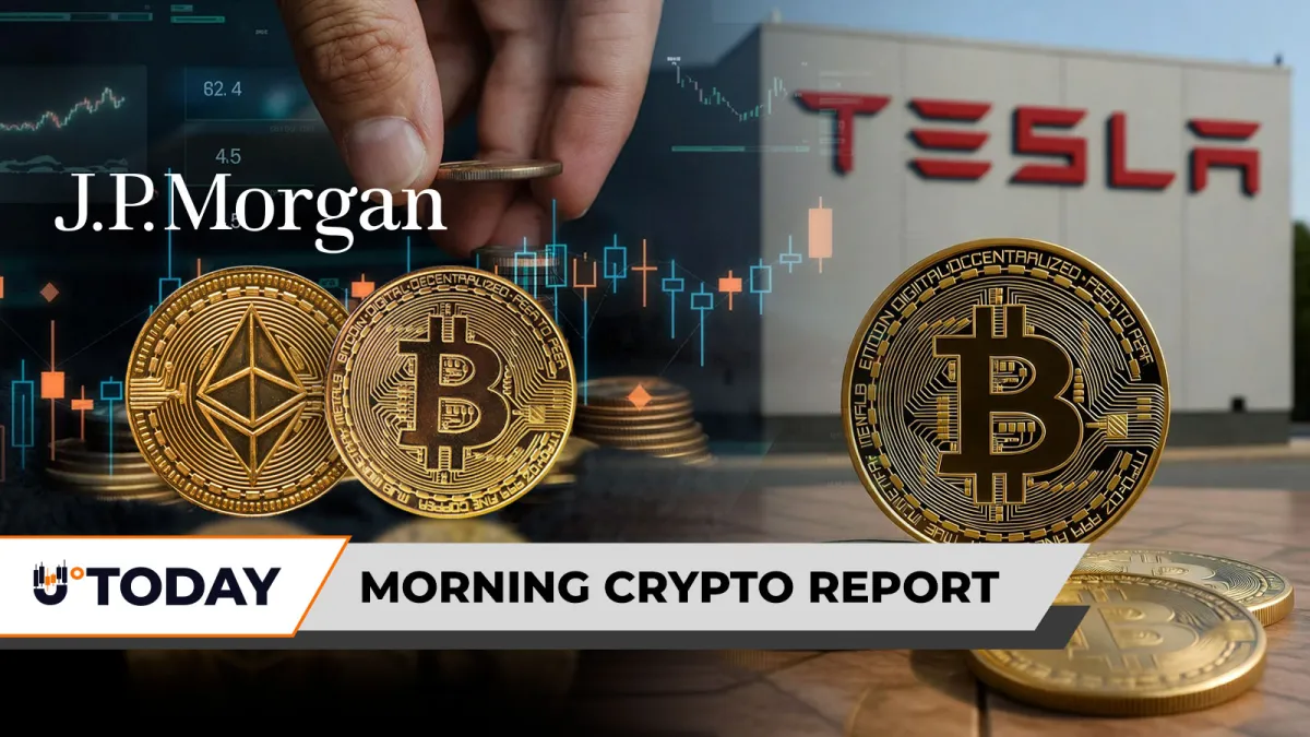 Morning Crypto Report: Ripple Founder Cashes out Insane $764 Million in XRP Since 2018, JPMorgan Greenlights Bitcoin and Ethereum, Elon Musk's Tesla's Bitcoin Profit Hits $80 Million
