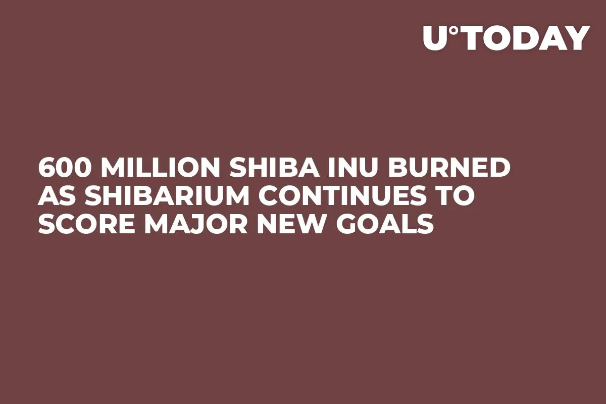 600 Million Shiba Inu Burned as Shibarium Continues to Score Major New Goals