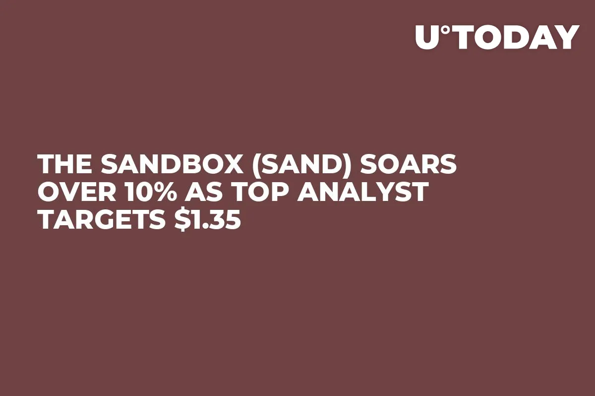 The Sandbox (SAND) Soars Over 10% as Top Analyst Targets $1.35