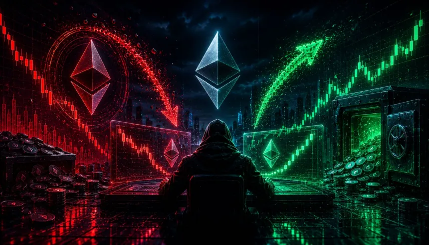 Ethereum OG Nails The Crash: Sells $188M, Buys Back Lower